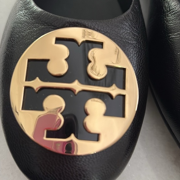 New Tory Burch Claire Ballet Flats Leather 7.5 - Picture 5 of 9